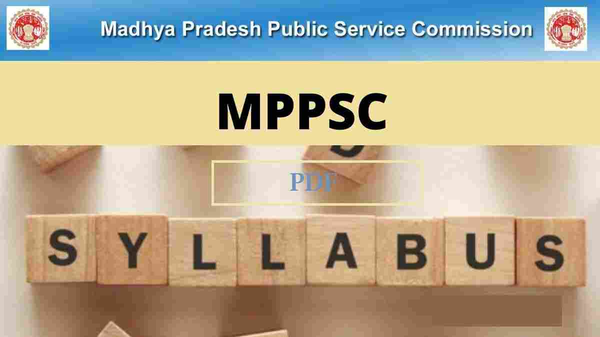 MPPSC Mains Syllabus 2020 in Hindi Download PDF